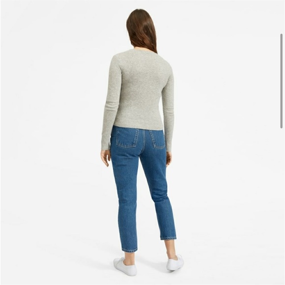 Everlane The Cashmere Wrap Sweater in Heathered Grey size XS - Picture 7 of 8